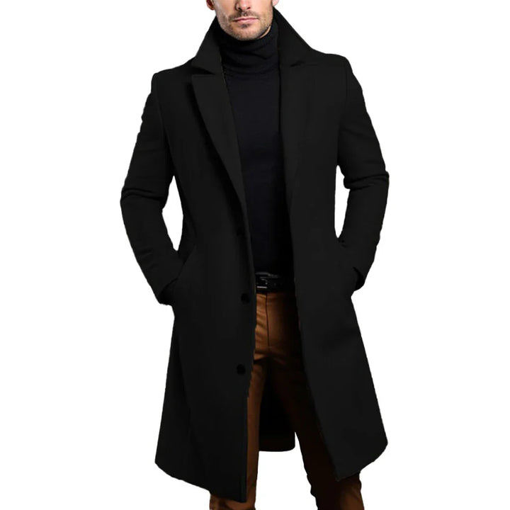 Men's Elegant Wool Coat – Sophisticated Style for Every Occasion