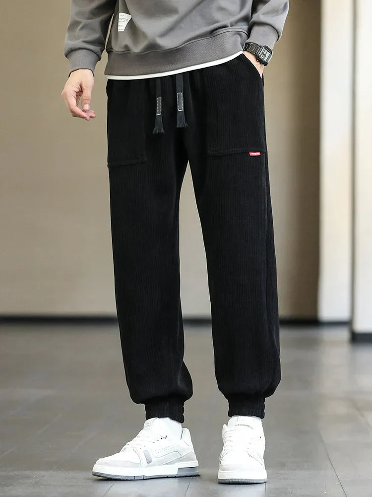 Winter Corduroy Joggers – Trendy & Comfortable for Cold Days