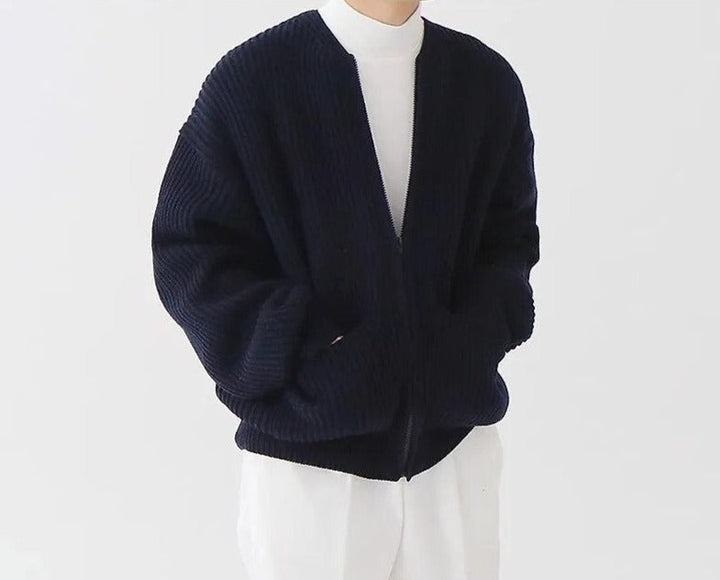 Zippered Cardigan – Trendy & Comfortable Layering Piece