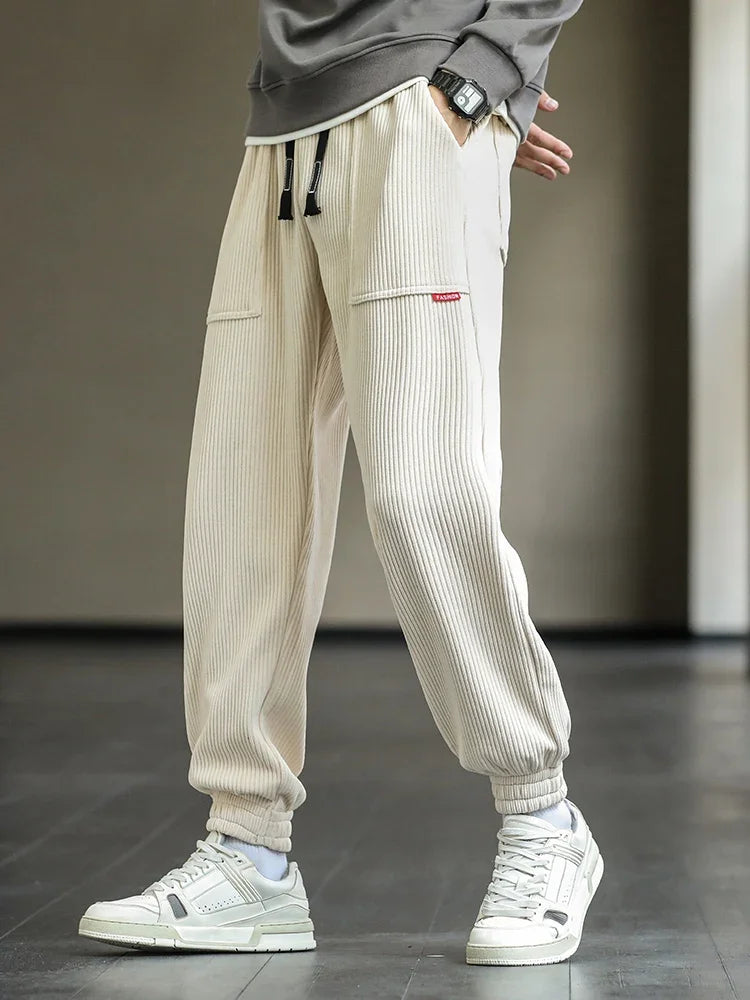 Winter Corduroy Joggers – Trendy & Comfortable for Cold Days