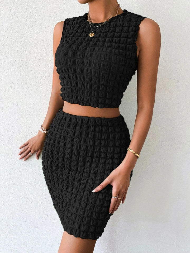 Elegant Lace Two-Piece Set – Sophisticated & Stylish Fashion Ensemble