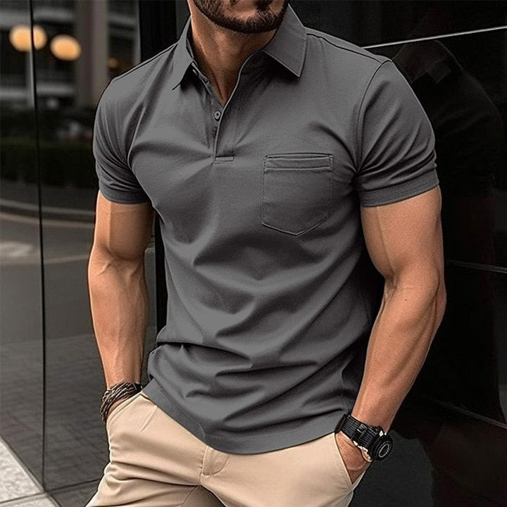 Modern Men's Polo Shirt – Trendy & Comfortable Everyday Style