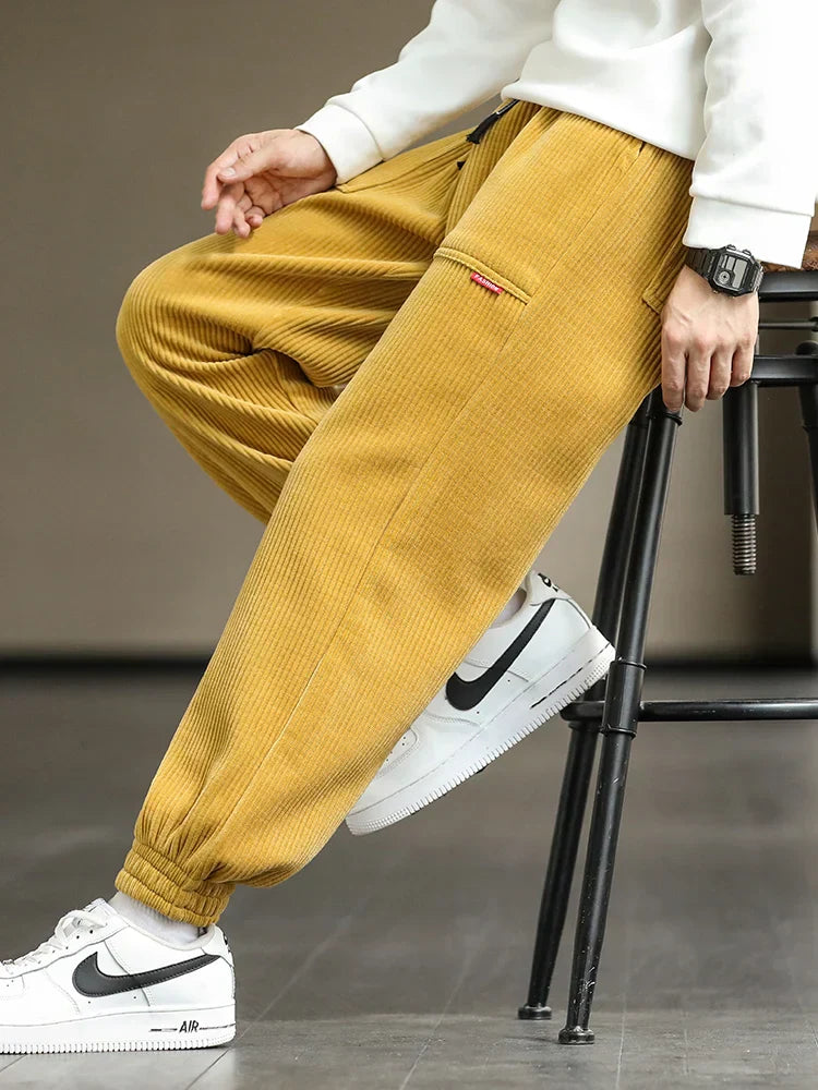 Winter Corduroy Joggers – Trendy & Comfortable for Cold Days