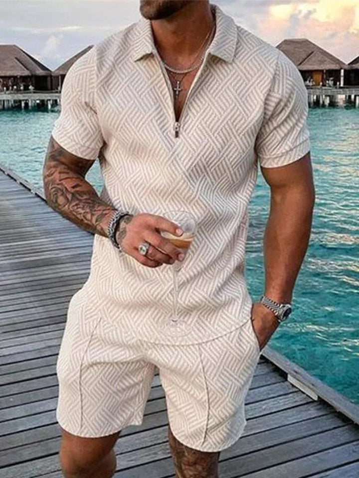 Streetwear Polo & Shorts – Trendy Casual Outfit for Urban Style