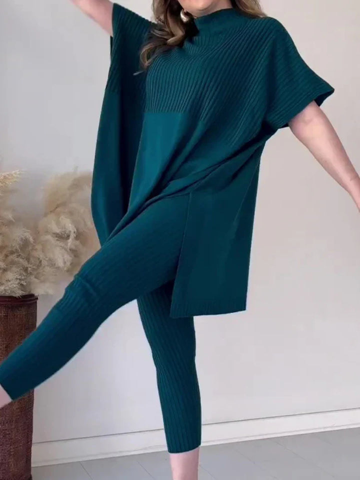Soft Knit Two Piece Set – Trendy & Comfortable Everyday Wear