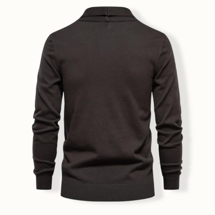 Knit Collar Sweater – Trendy & Chic Layering Piece