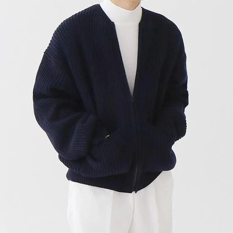 Zippered Cardigan – Trendy & Comfortable Layering Piece