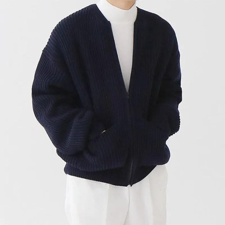 Zippered Cardigan – Trendy & Comfortable Layering Piece