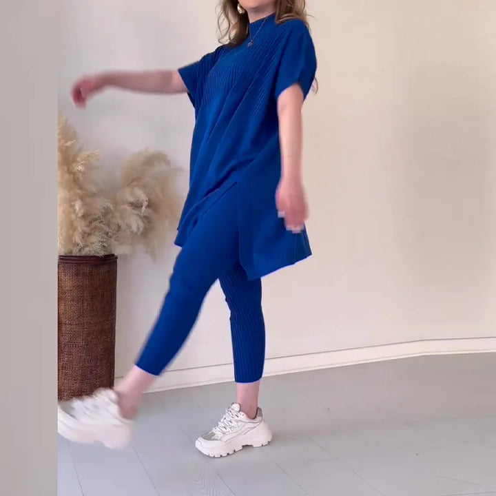Soft Knit Two Piece Set – Trendy & Comfortable Everyday Wear