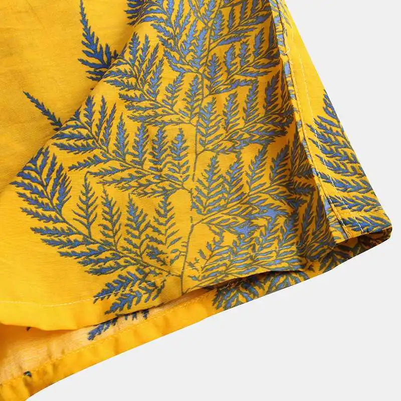 Tropical Leaf Print Shirt – Trendy & Fresh Summer Style