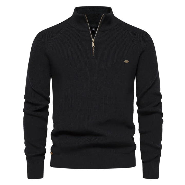 Stylish Zip-Up Sweater – Trendy & Comfortable Layering Essential