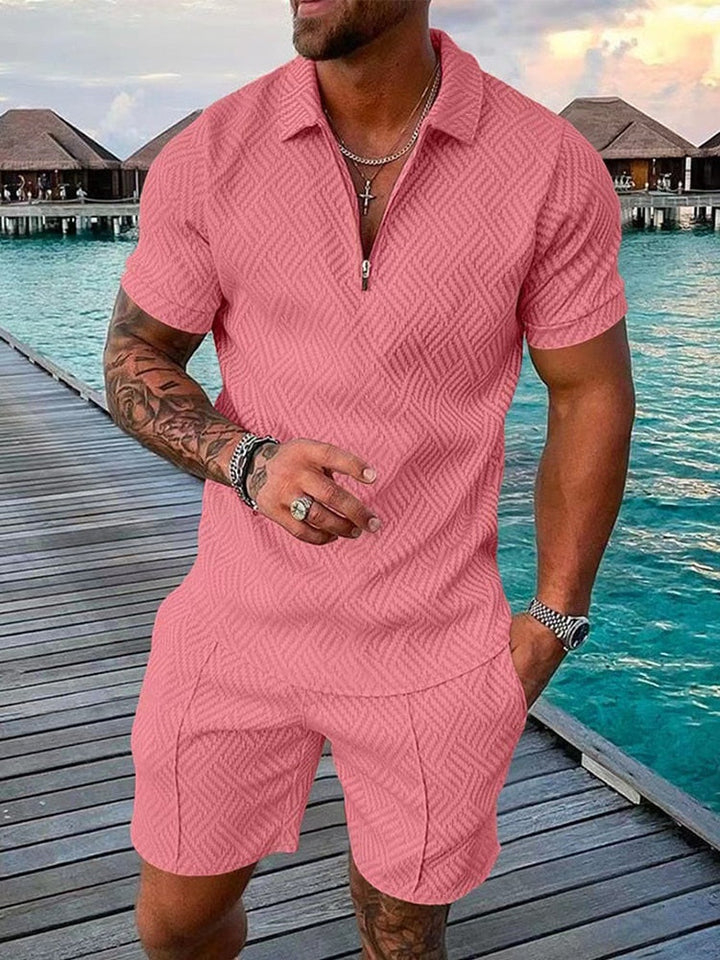 Streetwear Polo & Shorts – Trendy Casual Outfit for Urban Style