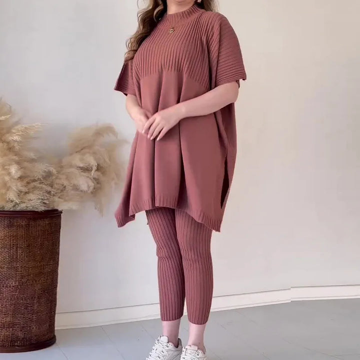 Soft Knit Two Piece Set – Trendy & Comfortable Everyday Wear