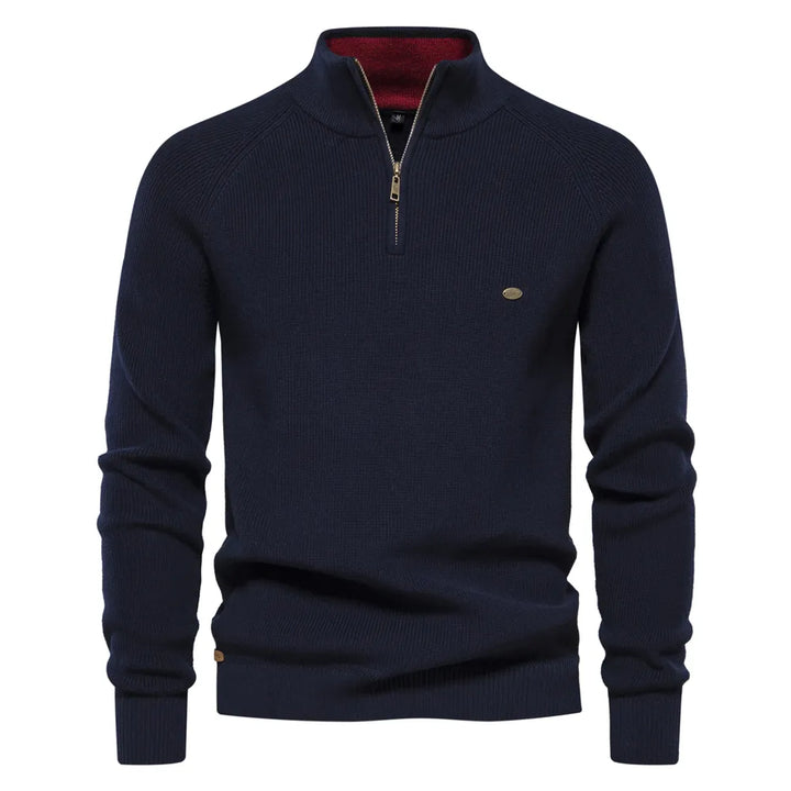 Stylish Zip-Up Sweater – Trendy & Comfortable Layering Essential
