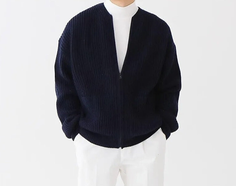 Zippered Cardigan – Trendy & Comfortable Layering Piece