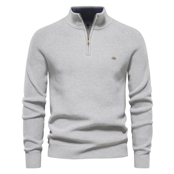 Stylish Zip-Up Sweater – Trendy & Comfortable Layering Essential