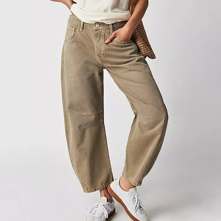 Relaxed Wide-Leg Jeans – Comfortable & Trendy Casual Style
