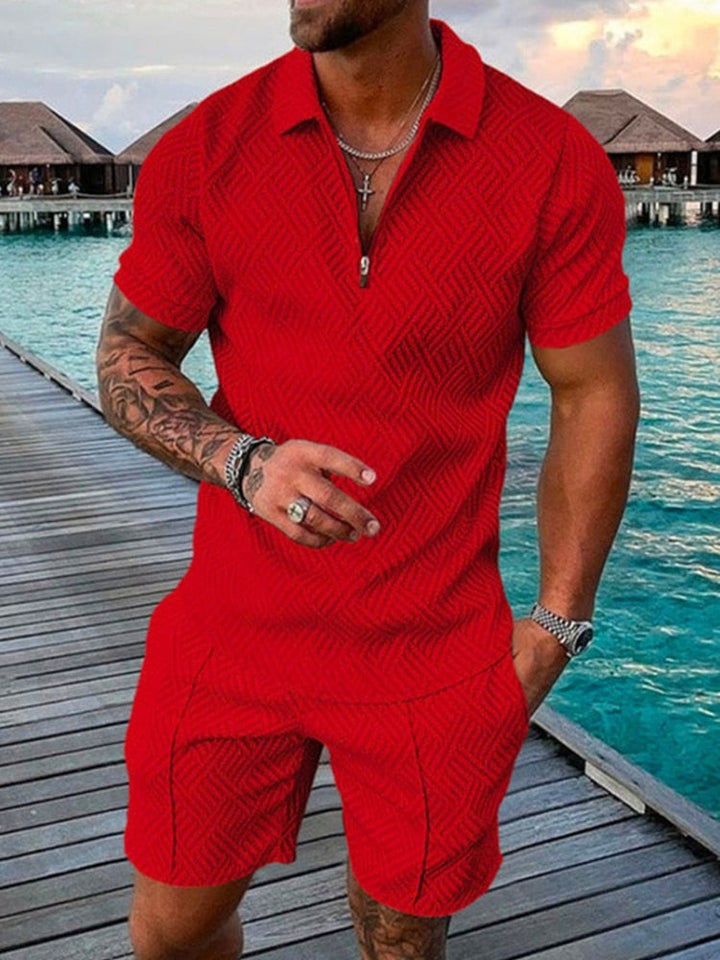Streetwear Polo & Shorts – Trendy Casual Outfit for Urban Style