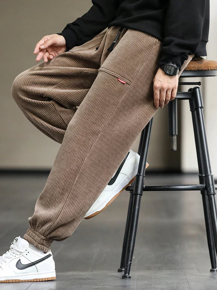 Winter Corduroy Joggers – Trendy & Comfortable for Cold Days