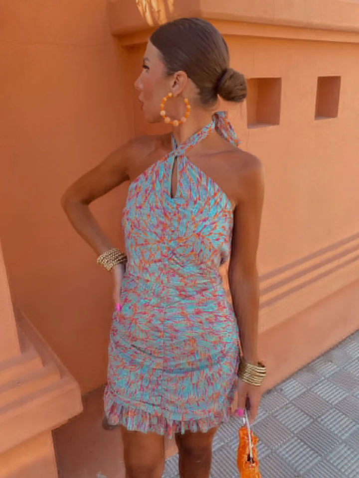 Sleeveless Printed Dress – Trendy & Easygoing Summer Style