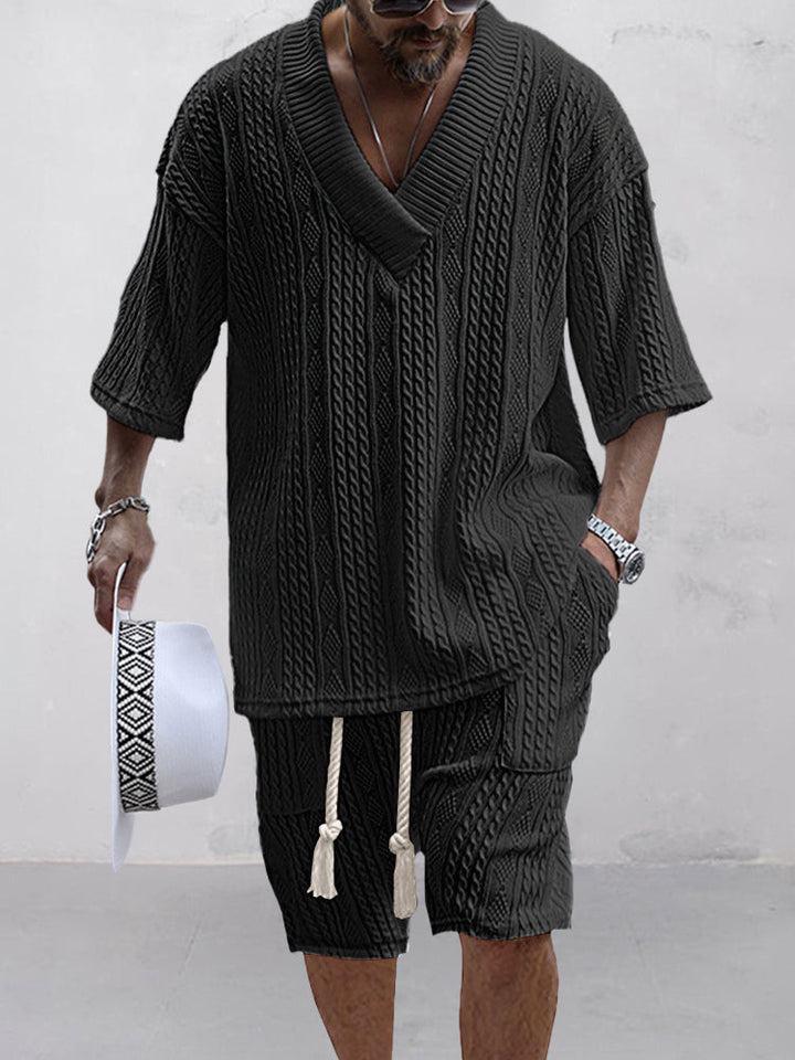Men's Trendy Two-Piece Summer Set – Stylish & Relaxed Outfit