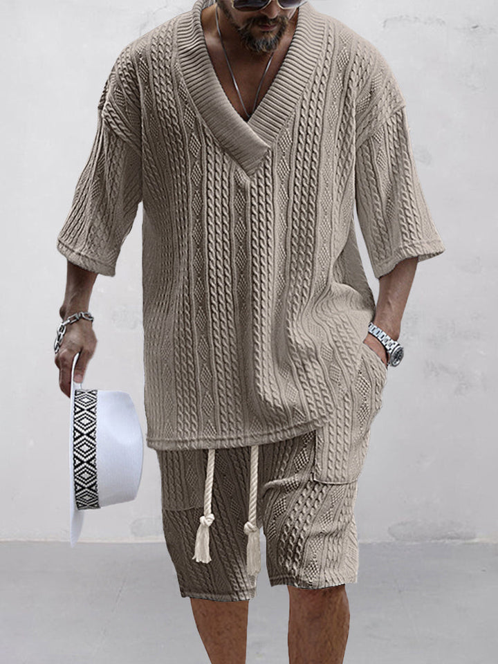 Men's Trendy Two-Piece Summer Set – Stylish & Relaxed Outfit