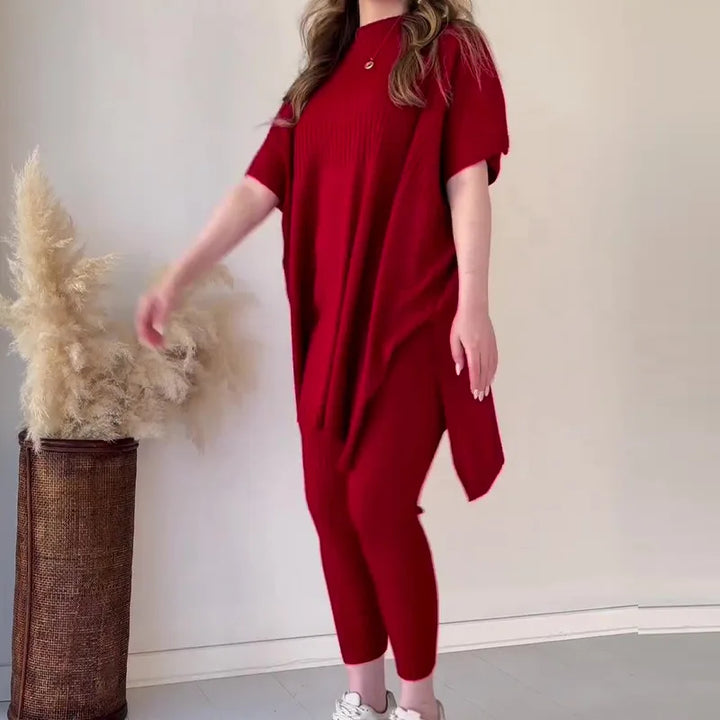 Soft Knit Two Piece Set – Trendy & Comfortable Everyday Wear