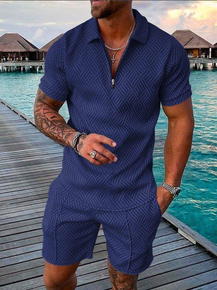 Streetwear Polo & Shorts – Trendy Casual Outfit for Urban Style