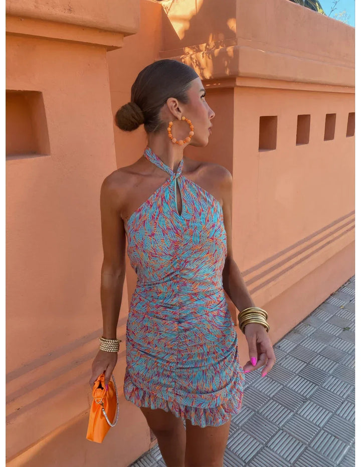 Sleeveless Printed Dress – Trendy & Easygoing Summer Style