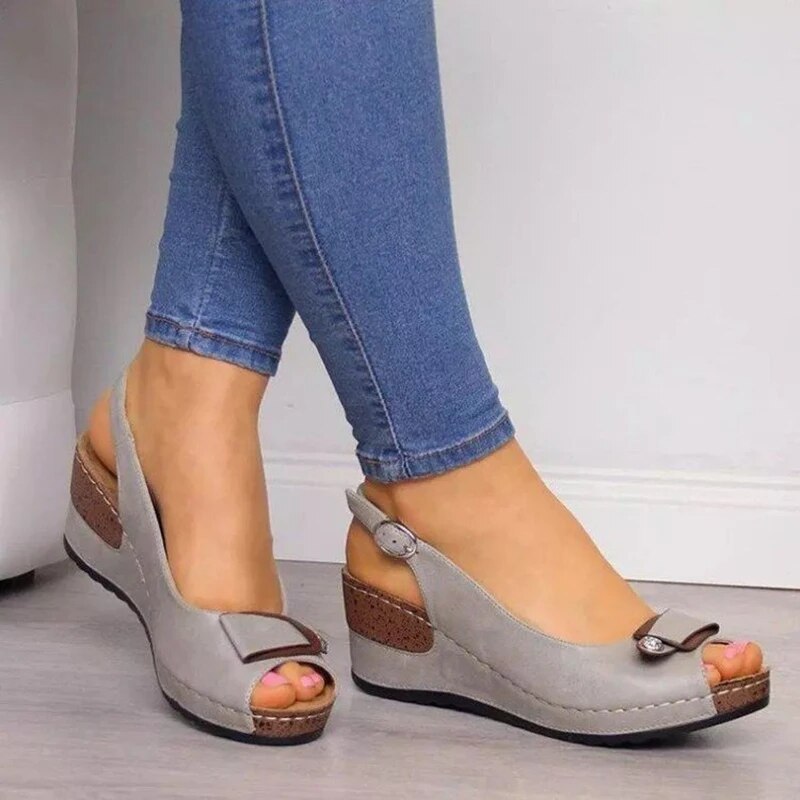 Orthopedic Wedge Sandals – Comfortable & Supportive Footwear