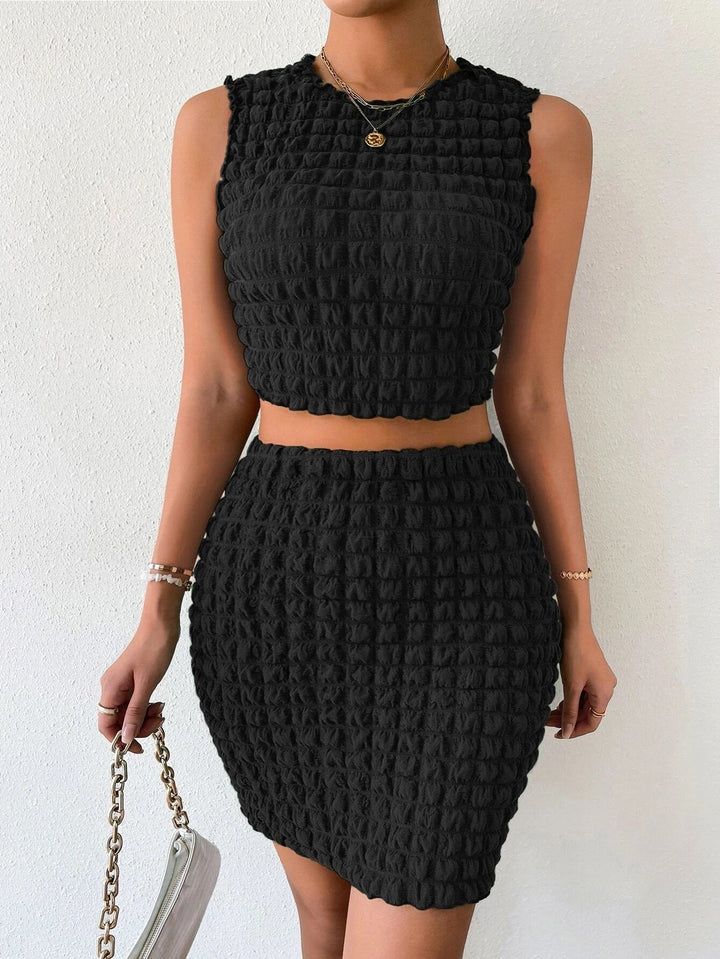 Elegant Lace Two-Piece Set – Sophisticated & Stylish Fashion Ensemble