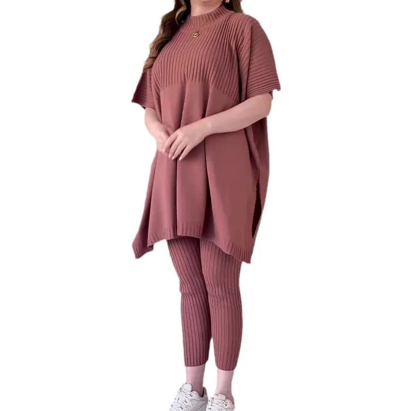 Soft Knit Two Piece Set – Trendy & Comfortable Everyday Wear