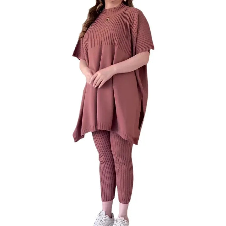 Soft Knit Two Piece Set – Trendy & Comfortable Everyday Wear