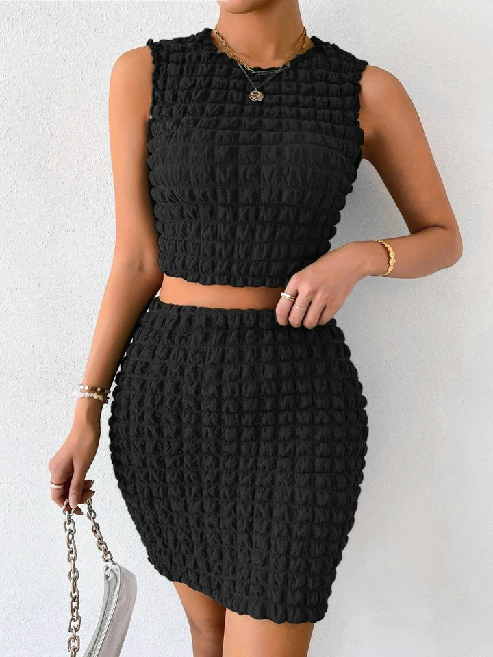 Elegant Lace Two-Piece Set – Sophisticated & Stylish Fashion Ensemble