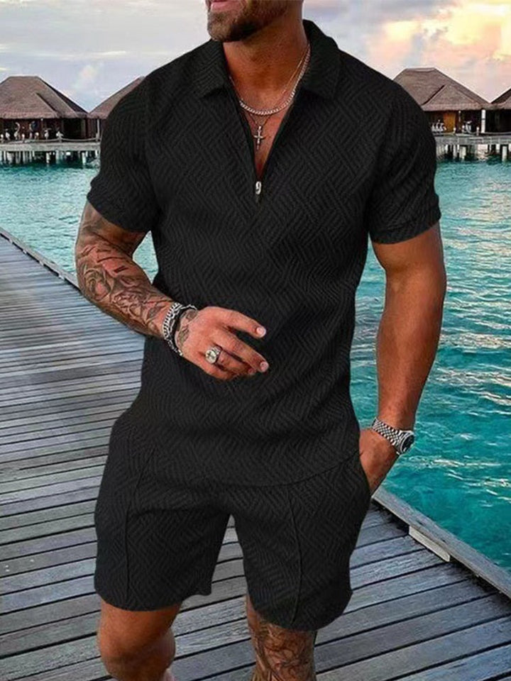 Streetwear Polo & Shorts – Trendy Casual Outfit for Urban Style