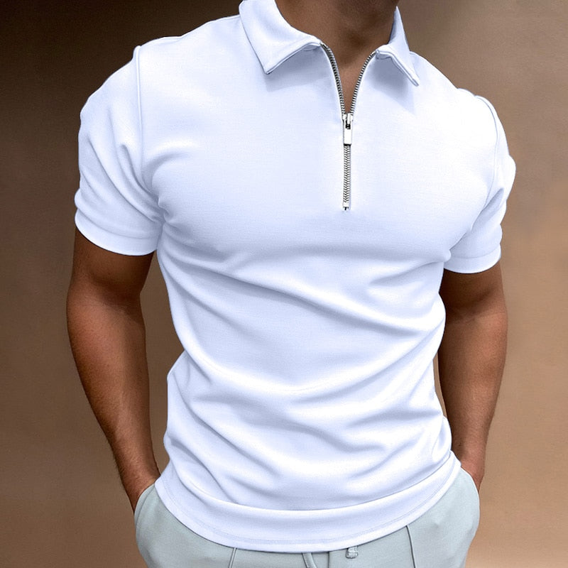 Zip-Up Polo – Trendy & Comfortable Style for Everyday Wear
