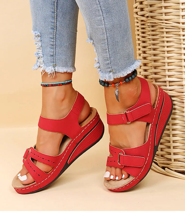 Women's Wedge Heel Sandals – Elegant & Comfortable With Luxury Soft Soles