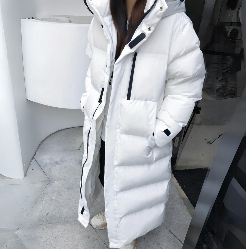 Rainproof Long Down Jacket – Trendy & Comfortable Outerwear