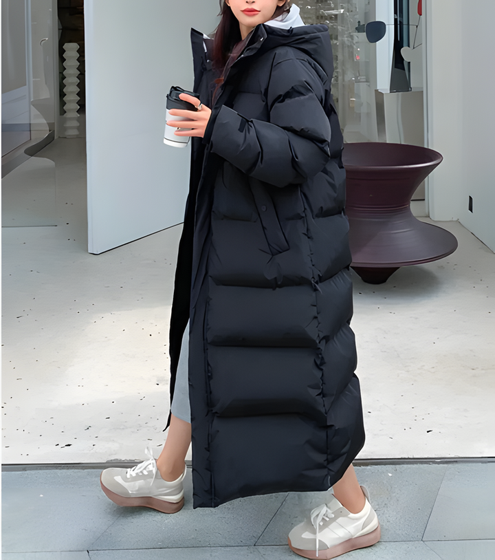 Rainproof Long Down Jacket – Trendy & Comfortable Outerwear