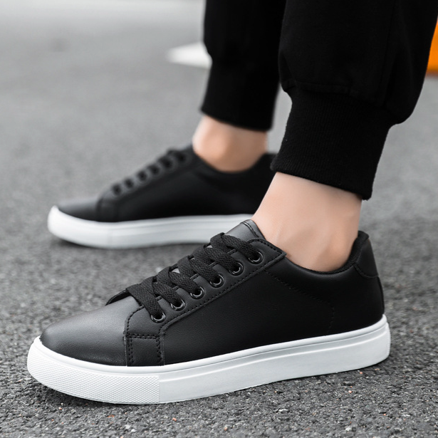 Essential Leather Sneakers – Chic & Comfortable Footwear