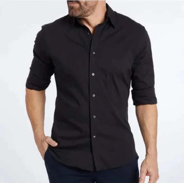 Men's Modern Zip-Up Shirt – Trendy Style for Effortless Look