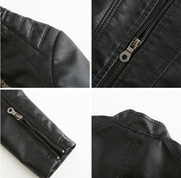 Classic Leather Jacket – Elegant & Timeless Outerwear