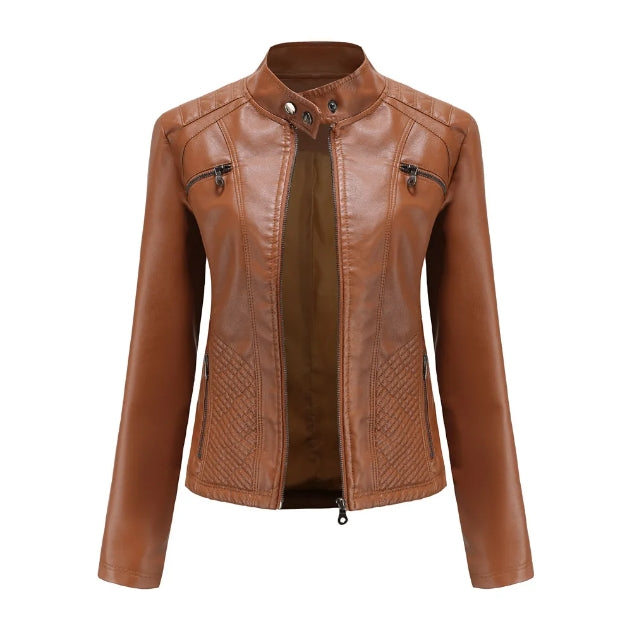 Classic Leather Jacket – Elegant & Timeless Outerwear