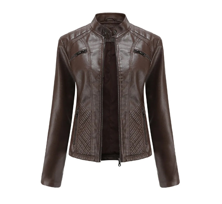 Classic Leather Jacket – Elegant & Timeless Outerwear