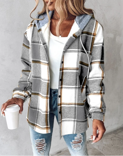 Comfy Print Hoodie – Trendy & Casual Style