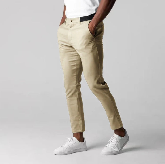 Versatile Men's Stretch Pants – Comfortable & Trendy Fit for Any Occasion