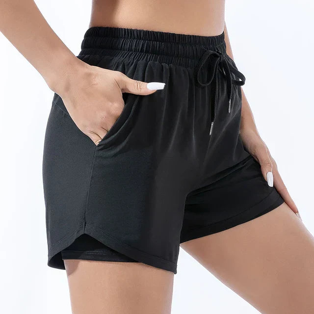 Sporty 2-In-1 Shorts – Trendy Athletic Wear for Active Days