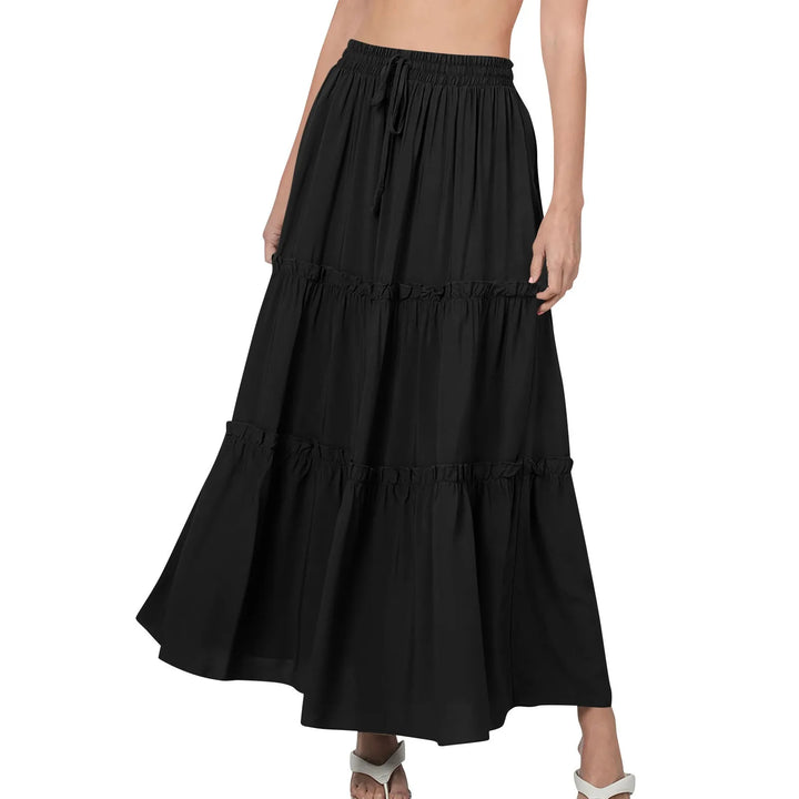 Layered Loose Maxi Skirt – Trendy & Flowing Fashion Piece