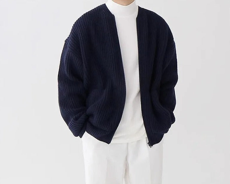Zippered Cardigan – Trendy & Comfortable Layering Piece