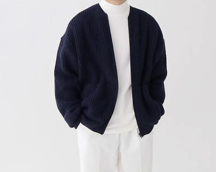 Zippered Cardigan – Trendy & Comfortable Layering Piece